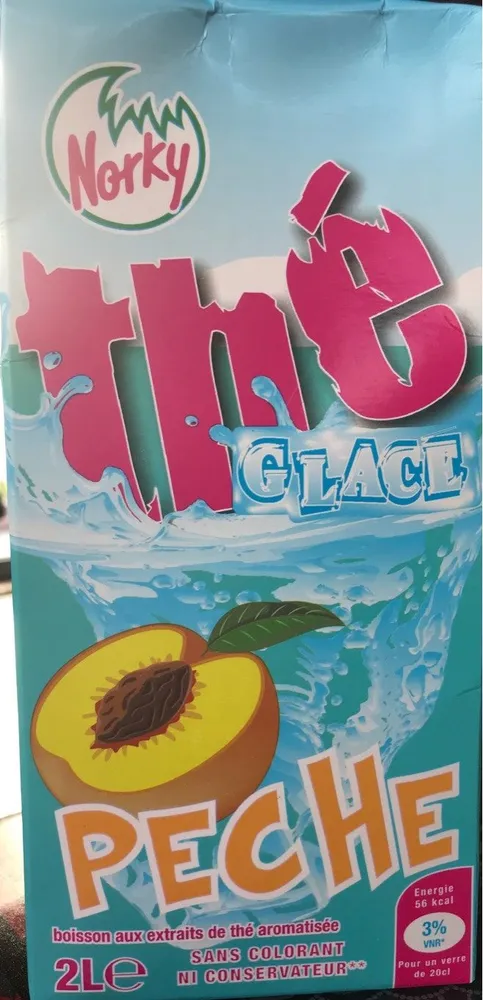 Thé glacé pêche