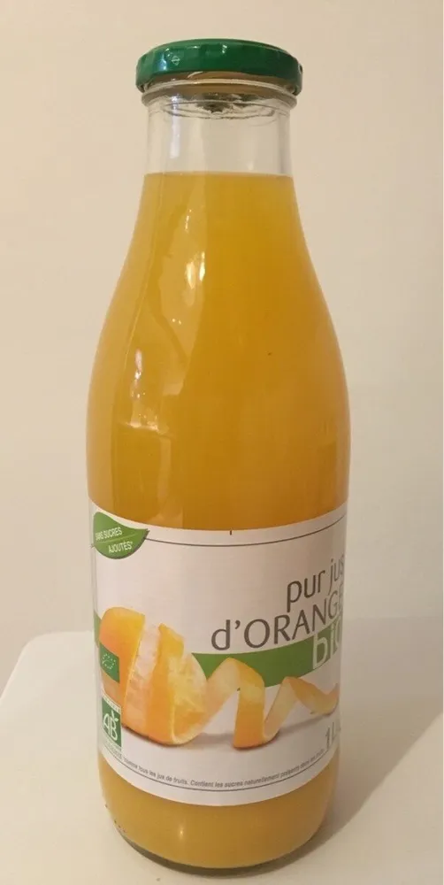 Pur jus d'orange bio