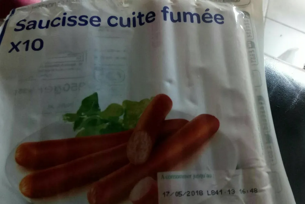 Saucisses cuite fumée +10