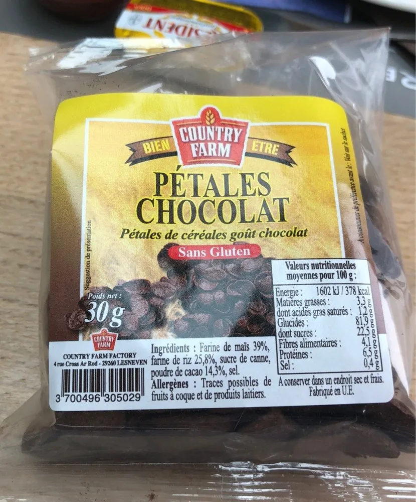 Petales chocolat