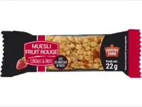 Barre muesli fruit rouge