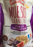 Muesli granola figue et chocolat noir