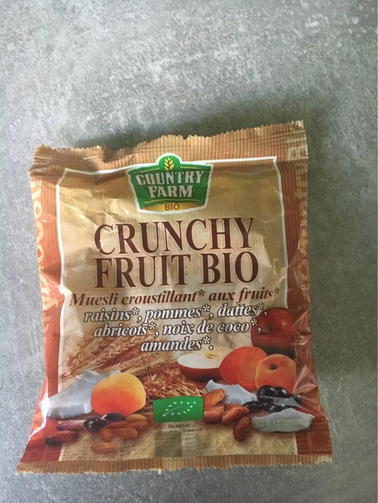 Crunchy fruit bio