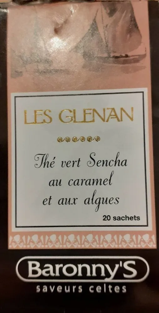 Les glenan thé vert Sencha au caramel et aux algues