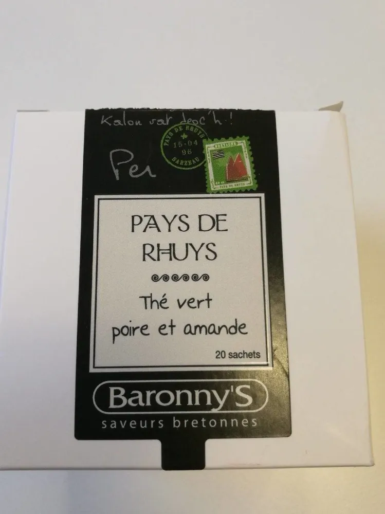 Thé vert poire et amande