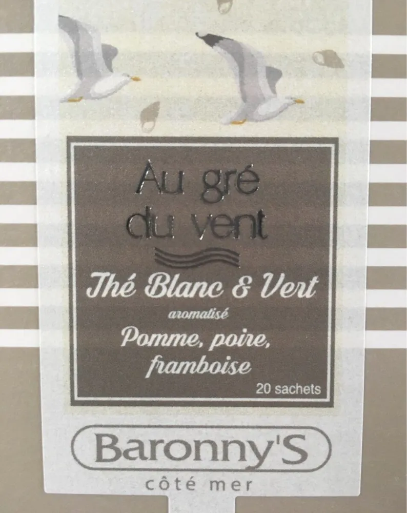 Thé blanc & vert aromatisé