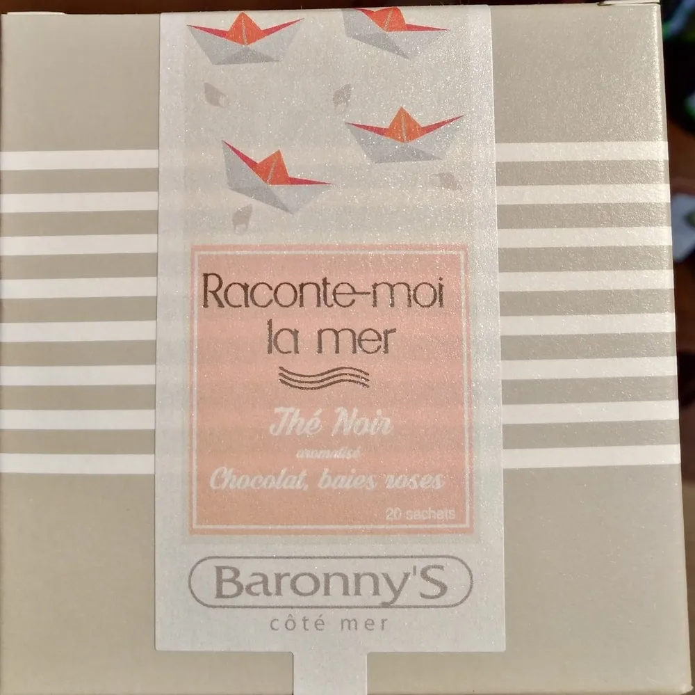 Raconte-Moi La Mer - Thé Noir Aromatisé Chocolat, Baies Roses