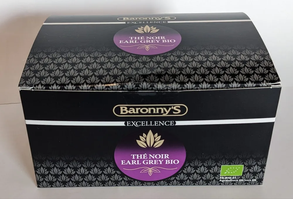 Thé noir Earl Grey bio