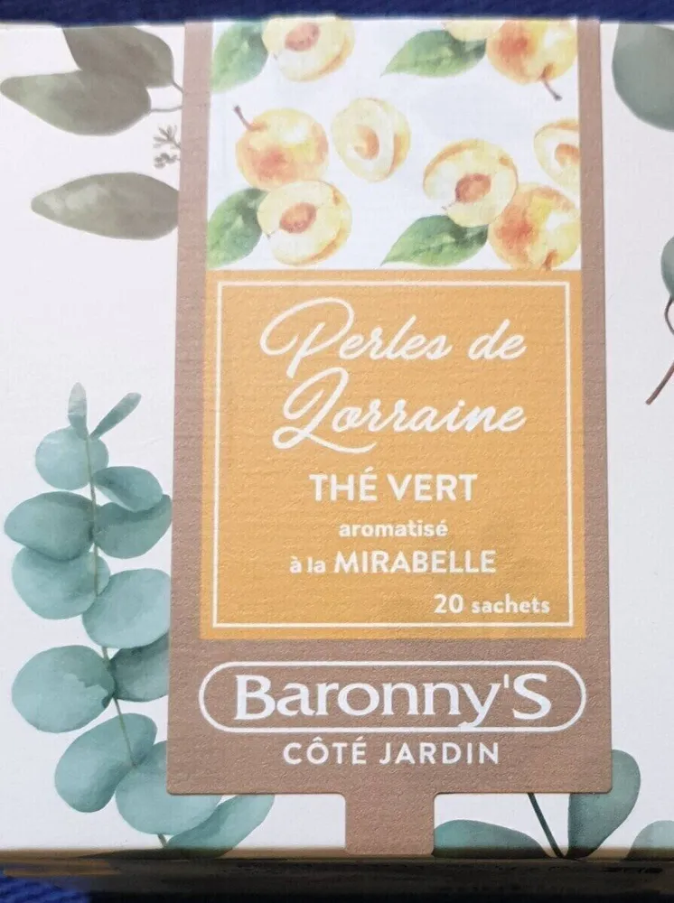 Thé vert aromatisé mirabelle