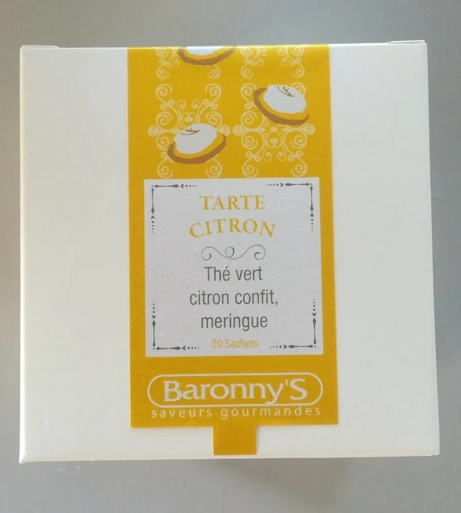 BARONNY'S - Thé vert citron confit meringue