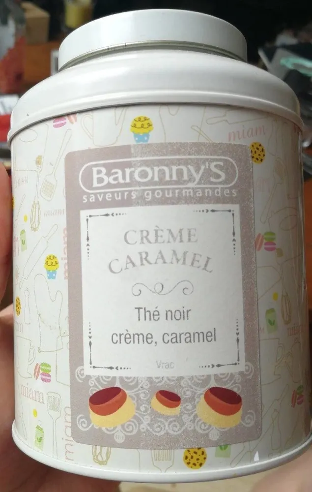 Thé noir crème caramel