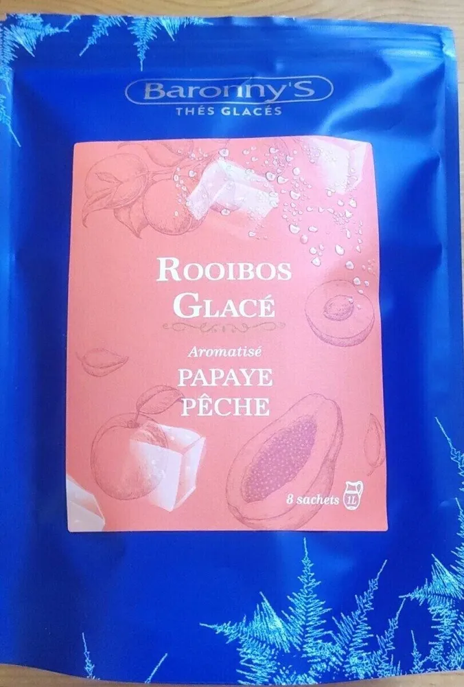 Rooibos glacé aromatisé Papaye Pêche