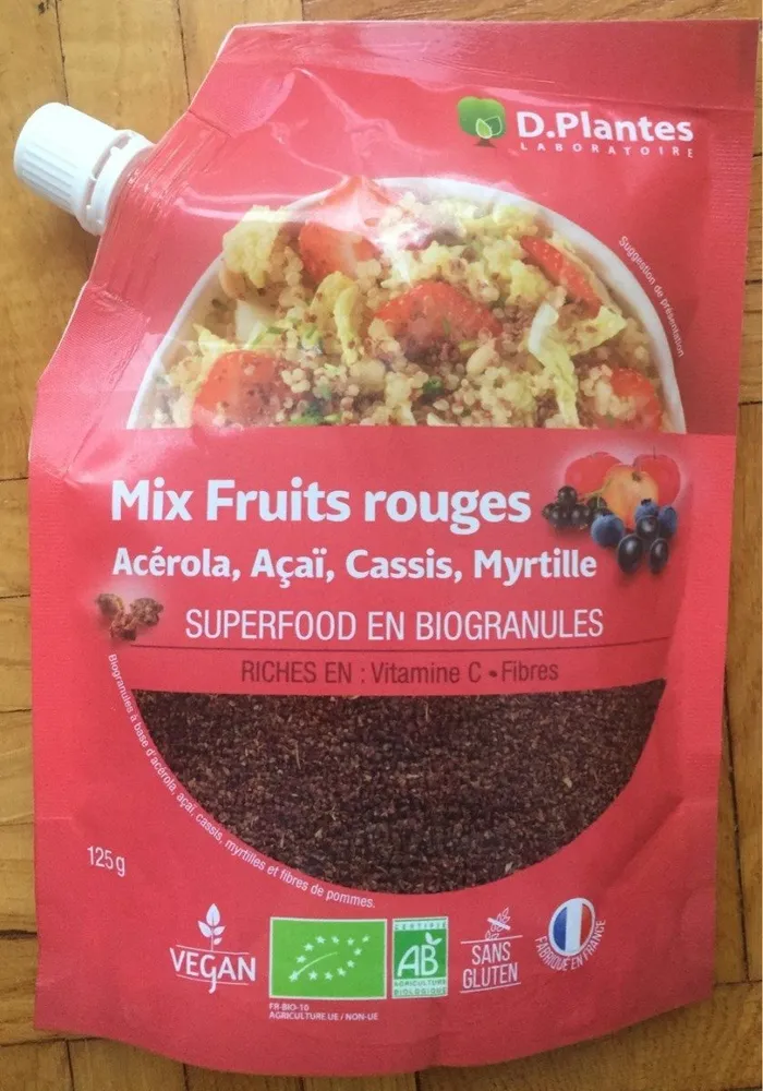 Mix Fruits rouges - superfood en biogranule