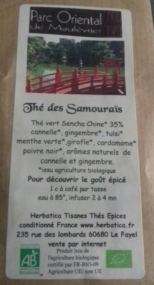 thé des samouraïs