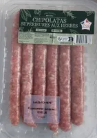 Chipolatas supérieures aux herbes
