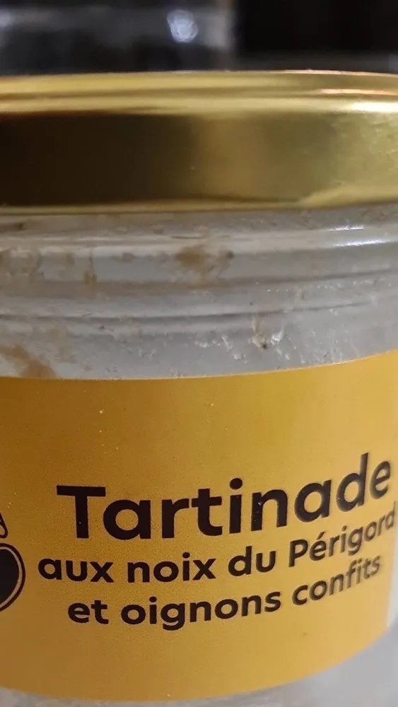 Tartinade aux noix du Périgord et oignons confits