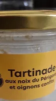 Tartinade aux noix du Périgord et oignons confits