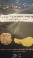 Chips de pomme de terre saveur truffe noire