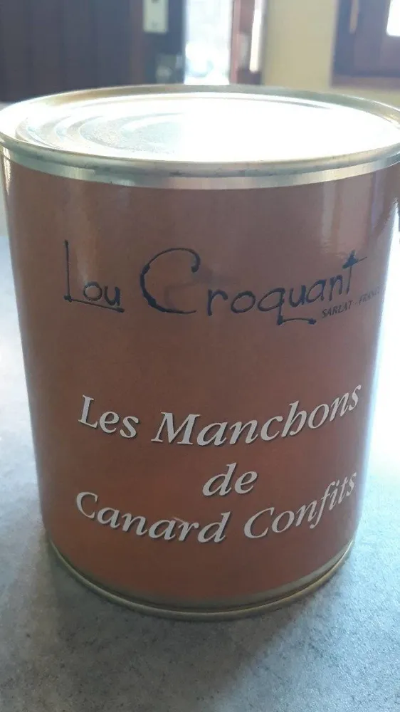 Manchons de canard confits