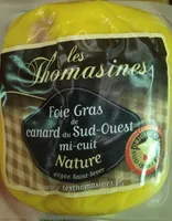 Foie gras de canard du Sud-Ouest mi-cuit nature