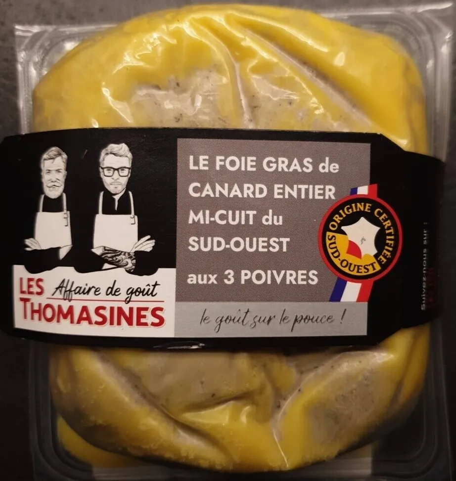 Le Foie gras de canard entier mi-cuit du sud-ouest aux 3 poivres