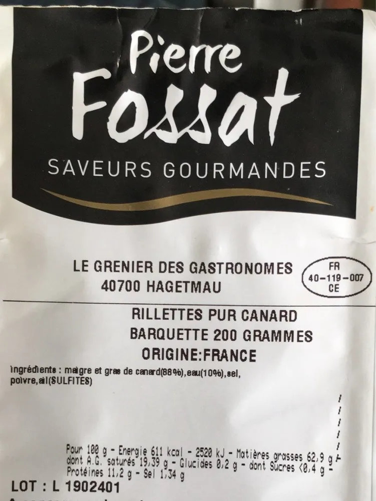 Rillettes de canard