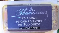 Foie gras de canard entier du Sud-Ouest au poivre noir