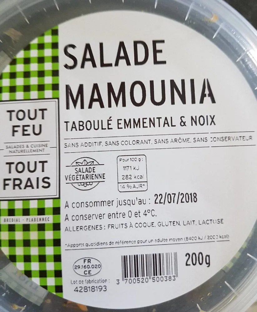 Salade mamounia