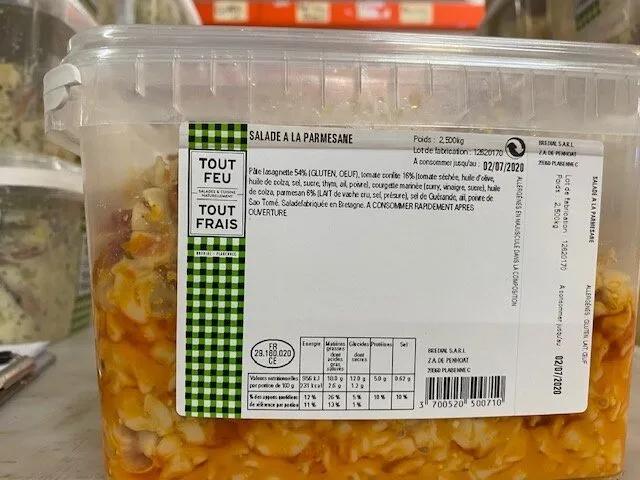 Salade à la parmesane