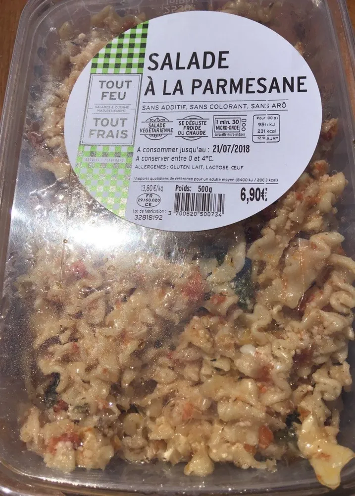 Salade à la parmesane