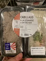 Cabillaud à la Léonarde et son farz noir