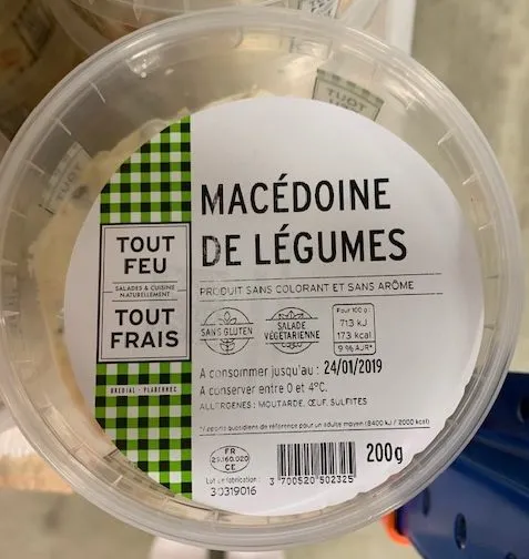 Macedoine De Legumes 200G