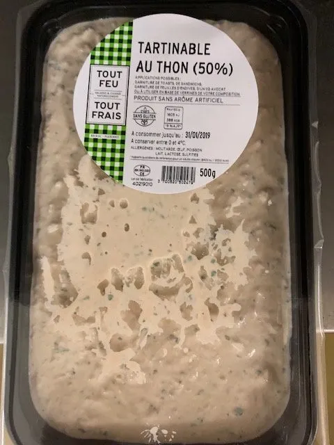 Tartinable au thon (50%)