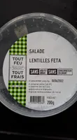 Salade lentilles feta