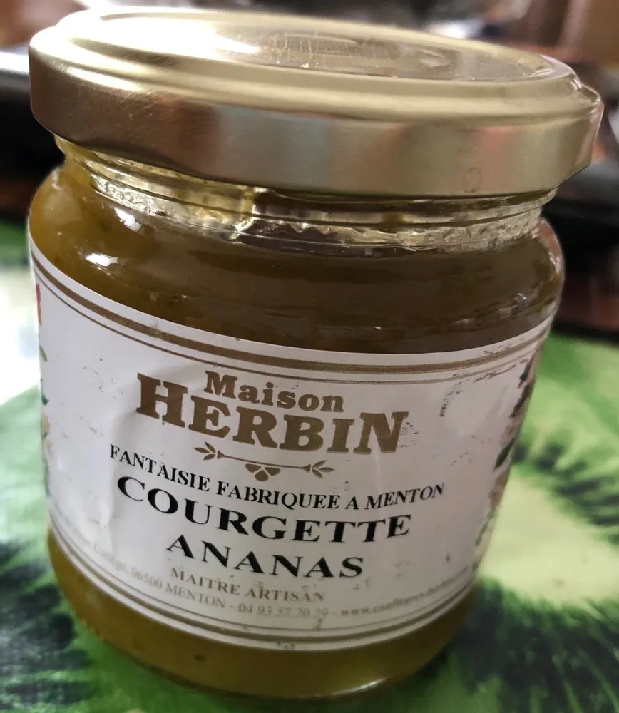 Confiture courgette ananas