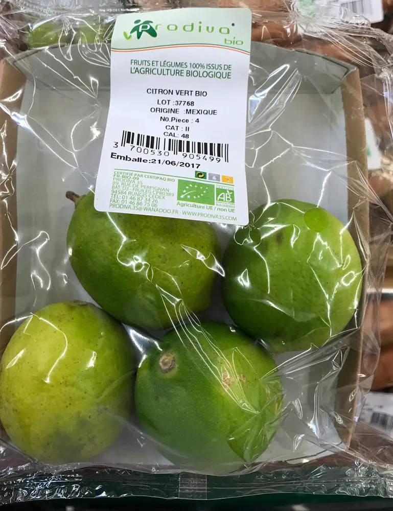 Citron vert bio