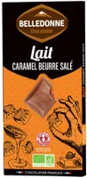 Tablette chocolat lait caramel beurre salé