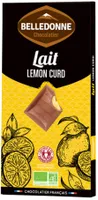 Tablette chocolat lait lemon curd