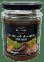 Pâte à tartiner chocolat noir et amandes