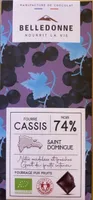 Noir 74% fourré Cassis