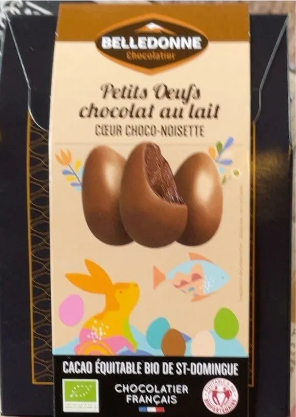 Petits oeufs chicolat au lait