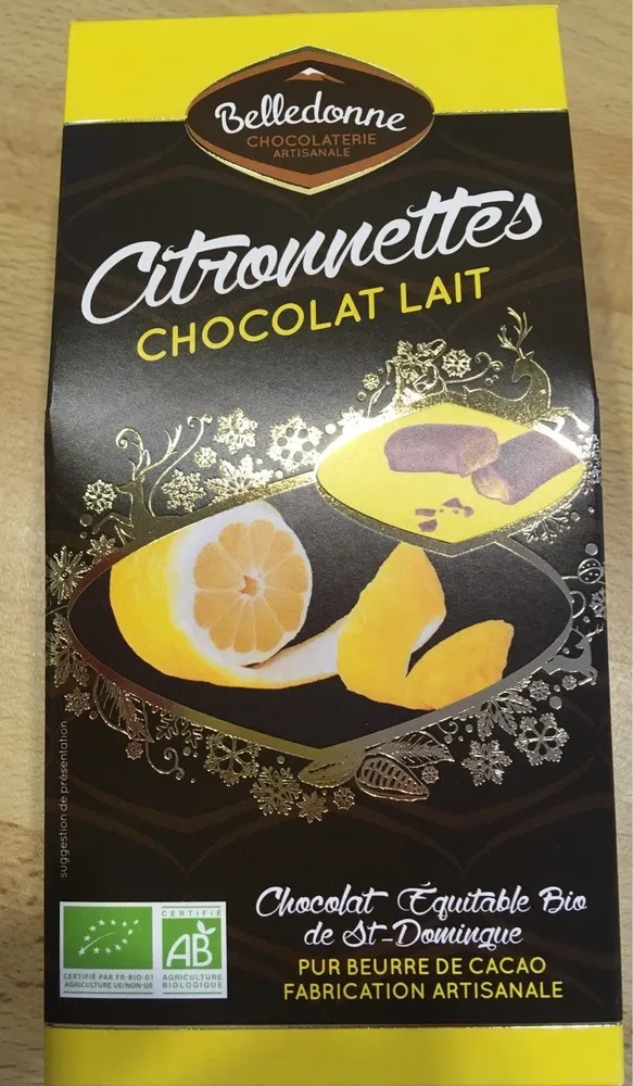 Citronnelles - Chocolat au  lait