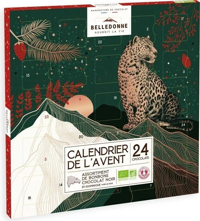 Calendrier de l'Avent Chocolats Noir