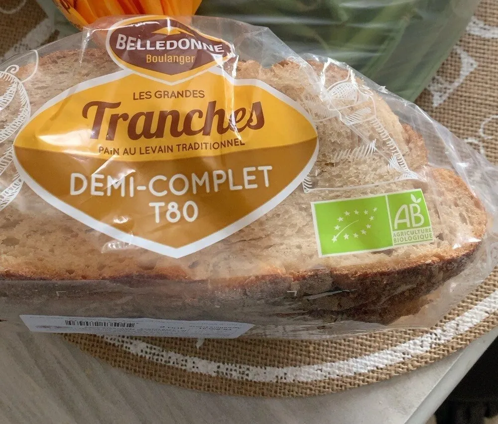 Tranches pain au levain