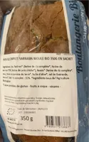 Pain riz complet sarrasin