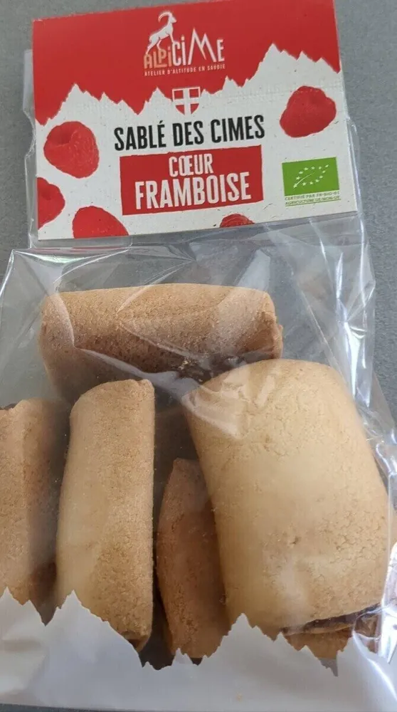 Sablé des Cimes coeur framboise