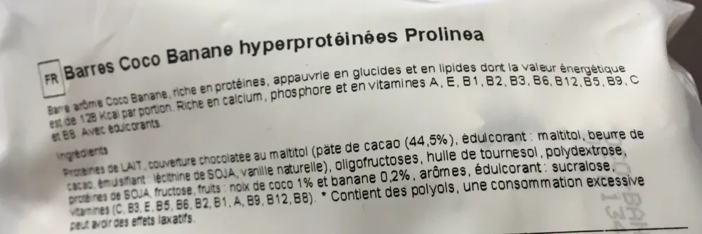 Barre hyperproteinée