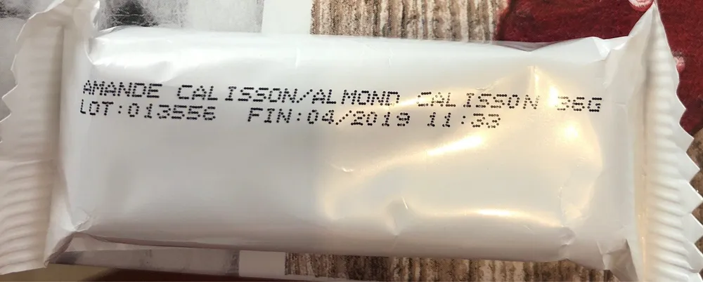Barre amande calisson