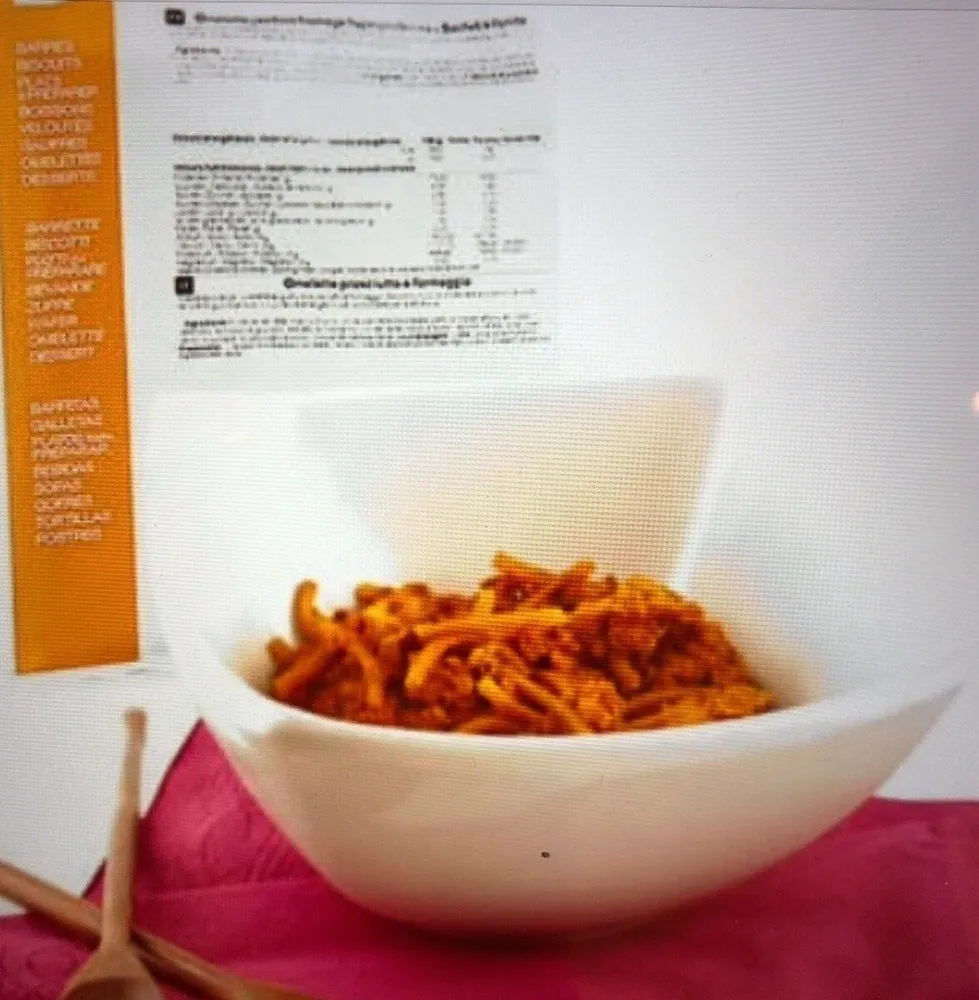 Pâtes bolognaises hyperproteinées