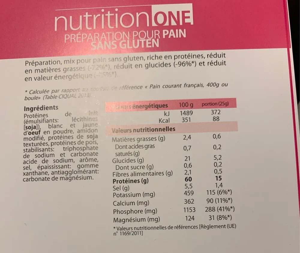 pain sans gluten